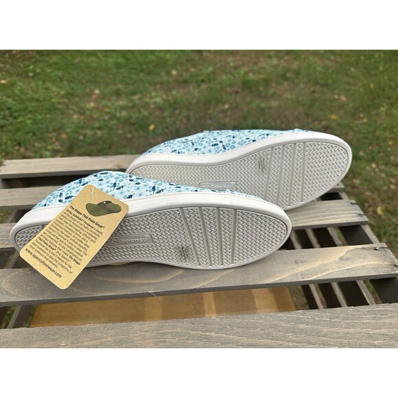 SPENCO Santa Maria Slip On Sneakers Womens Size 9D Canvas floral print - Picture 10 of 16